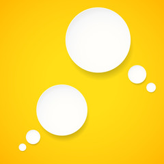 Vector speech bubbles