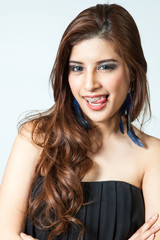 Fototapeta premium Fashion beauty girl woman