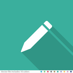 Flat Long Shadow Icon