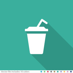 Flat Long Shadow Icon