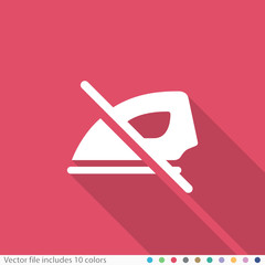 Flat Long Shadow Icon