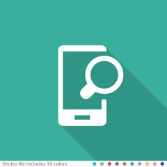 Flat Long Shadow Icon