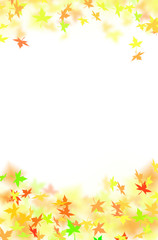 falling autumn leaves,  abstract decorative natural background