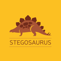 Stegosaurus logo and icon © Design Couple