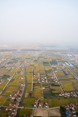 Landung in Shanghai, China