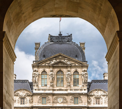 Architectural detail in Paris.