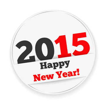 Happy New Year 2015 Sticker