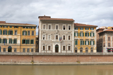 Fototapeta na wymiar Palazzo alla Giornata in Pisa, Italy