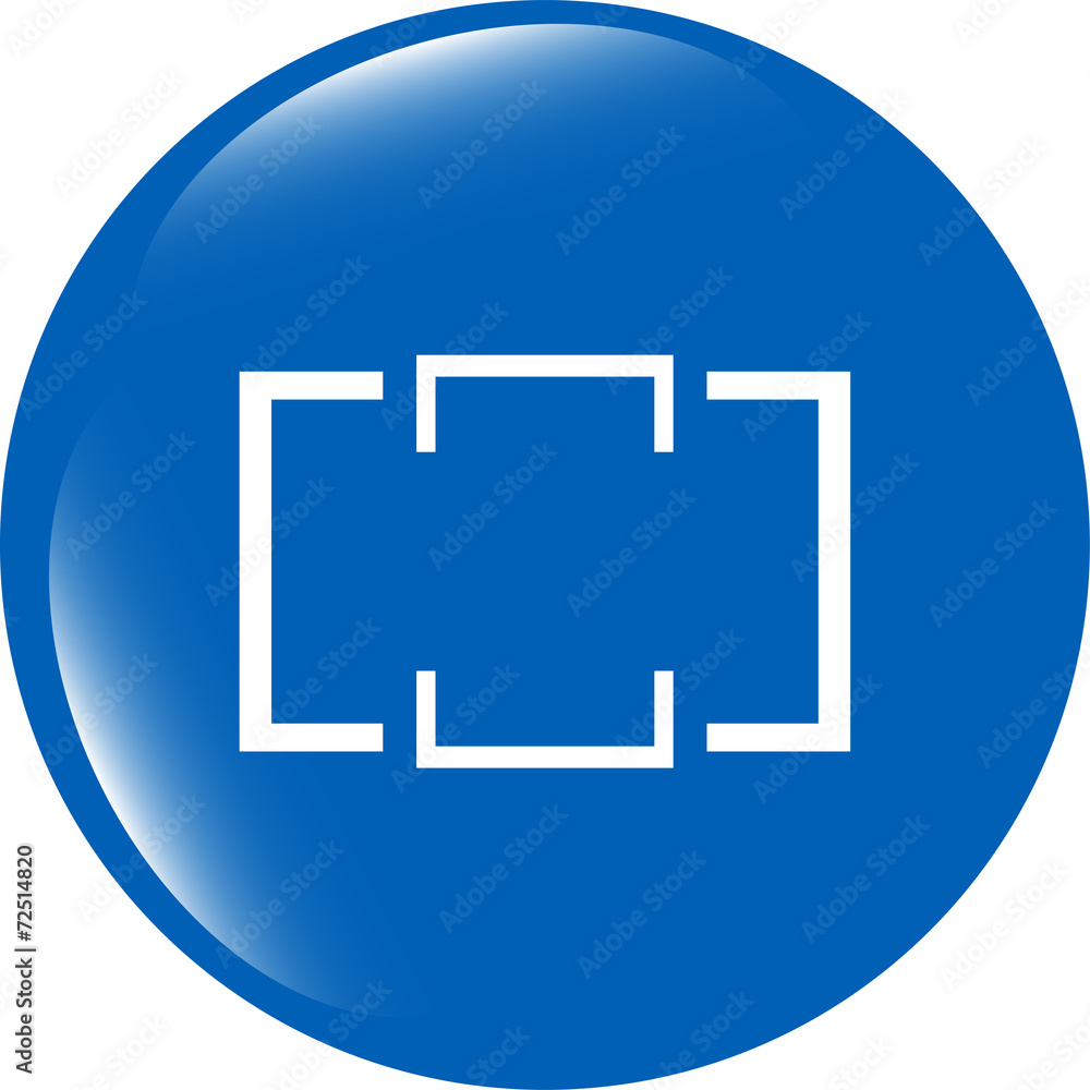 Poster folder icon web button with map isolated on white
