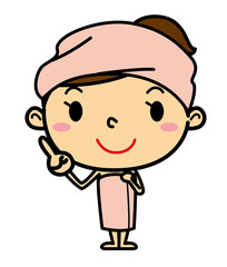 SD女性入浴ポーズ