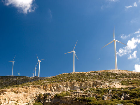 Windmills in Naxos
