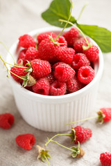 fresh raspberries