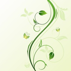 Floral decorative background