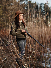 Female duck hunter