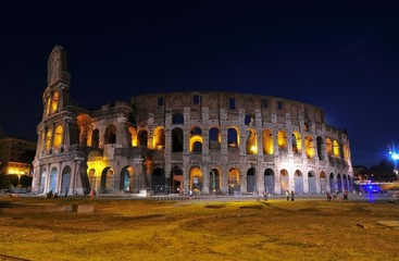 Fototapeta na wymiar View of Coloseo in Rome, Italy