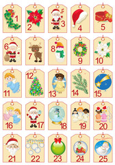 Advent Calendar-Calendario dell'Avvento