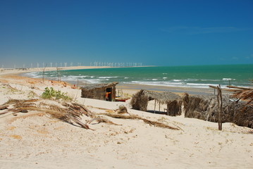 cabane sur une plage du nordest du brésil