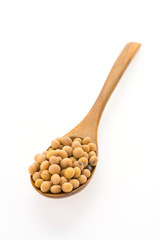 Soybean isolated on white background