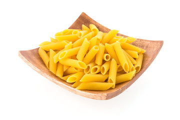 Pasta isolated on white background