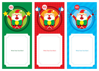 Christmas Banner Santa Claus