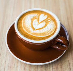 Latte coffee