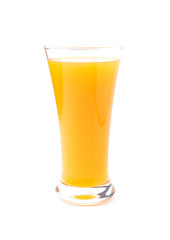 Orange juice  on white