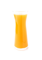 Orange juice  on white