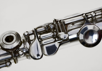 Obraz premium Silver Flute Keys