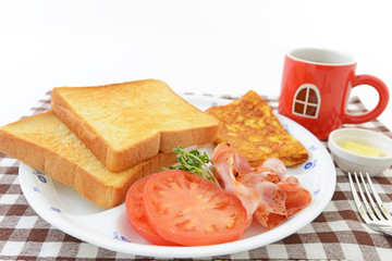 美味しそうな朝食