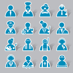 Occupation Color Icon Label