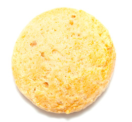 almond biscuits isolated on white