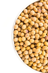 Soybean isolated on white background