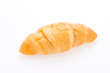 Croissant bread isolated on white background