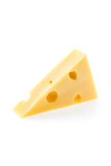 Cheese isolated on white