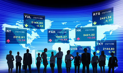 Business People Stock Exchange Concepts