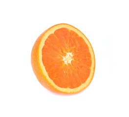Orange with white background