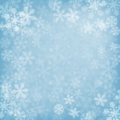 Abstract blue christmas background