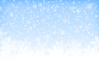 Abstract blue christmas background