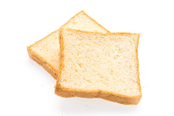 Bread isolated on white