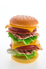 hamburger isolated