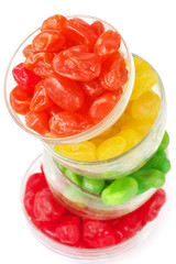 Colorful candied fruits
