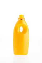 Fabric softener bottle isolated