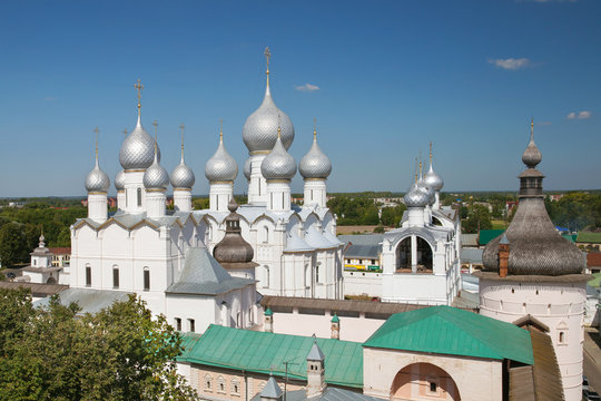 The Resurrection of Christ and Assumption Cathedral in Rostov