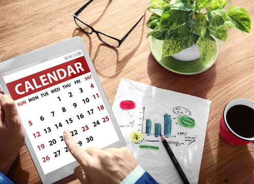 Calendar Contemporary Digital Device Concepts