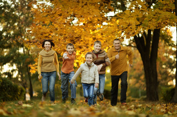 Obraz premium Happy smiling family