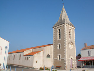 Fototapeta na wymiar Presbytère de l'Epine, Noirmoutier, Vendée
