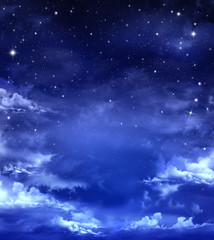Naklejka na ściany i meble beautiful background, nightly sky