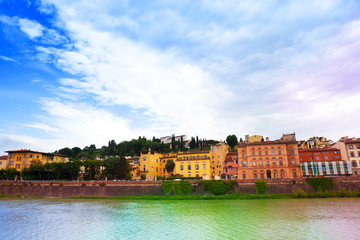 Fototapeta premium Arno river bank in Florence