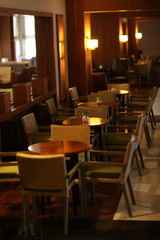 Interior of bar