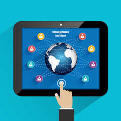 Social Network Vector Concept